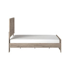 Light Brown Panel Bed
