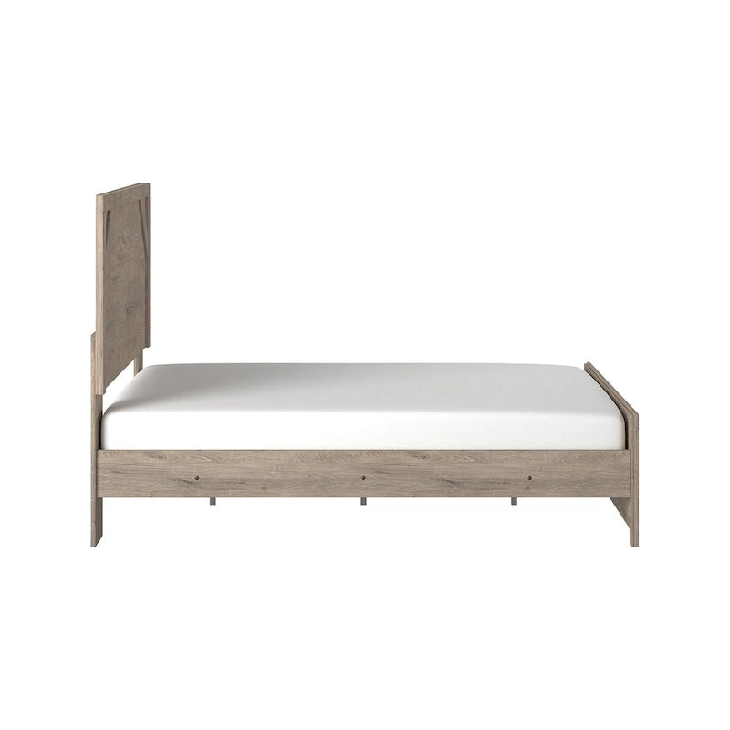Light Brown Panel Bed
