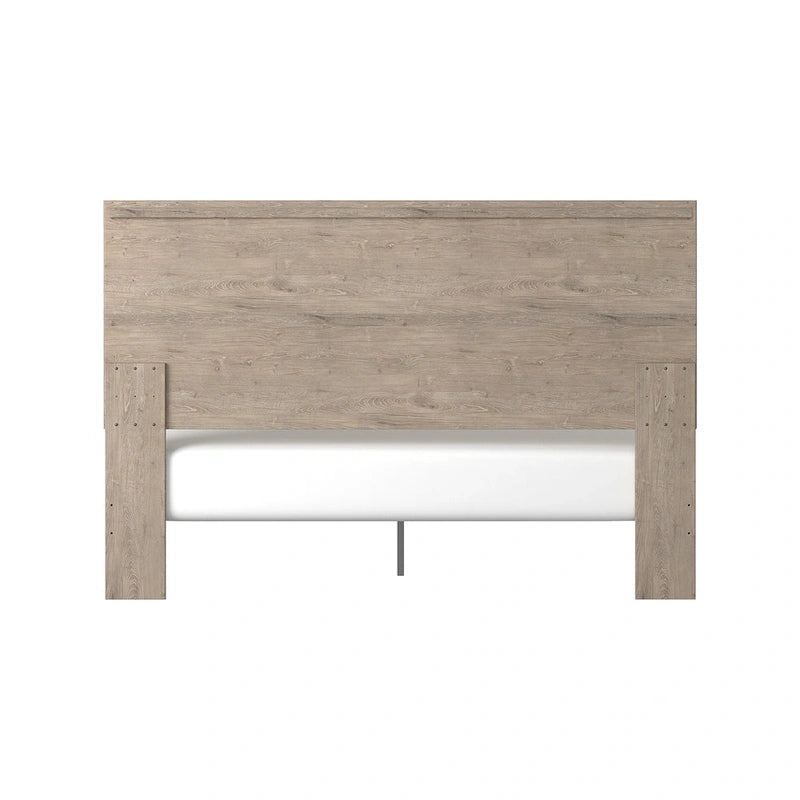 Light Brown Panel Bed
