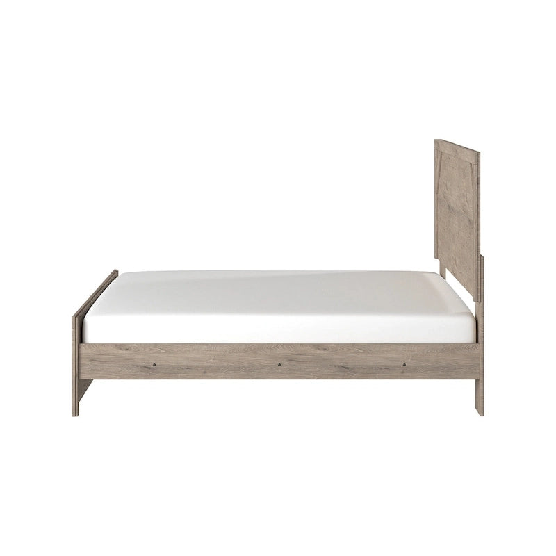 Light Brown Panel Bed