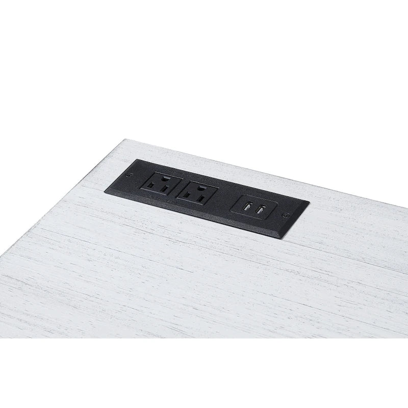 42-Inch Desk with Drawer, USB Ports and Outlets
