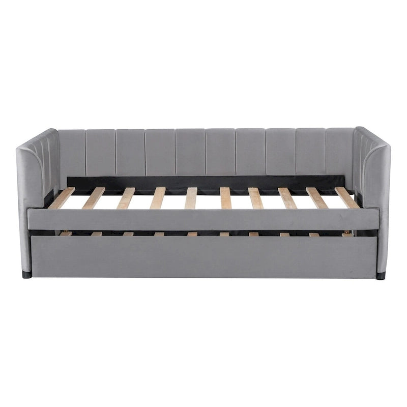 Twin Upholstered Daybed with Trundle