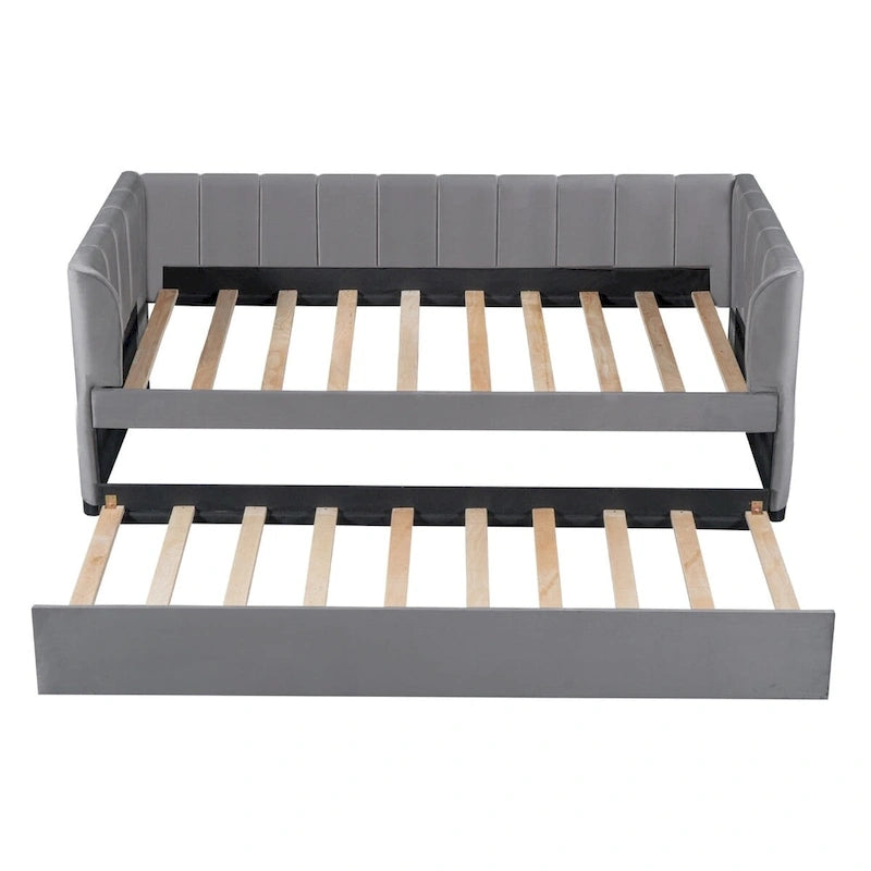 Twin Upholstered Daybed with Trundle
