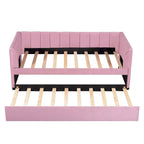 Twin Upholstered Daybed with Trundle