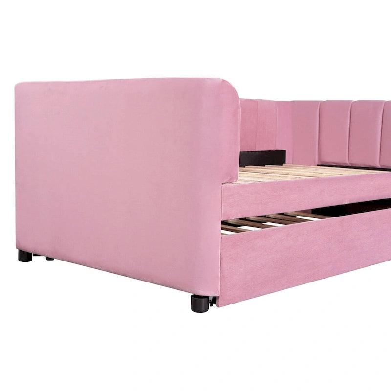 Twin Upholstered Daybed with Trundle