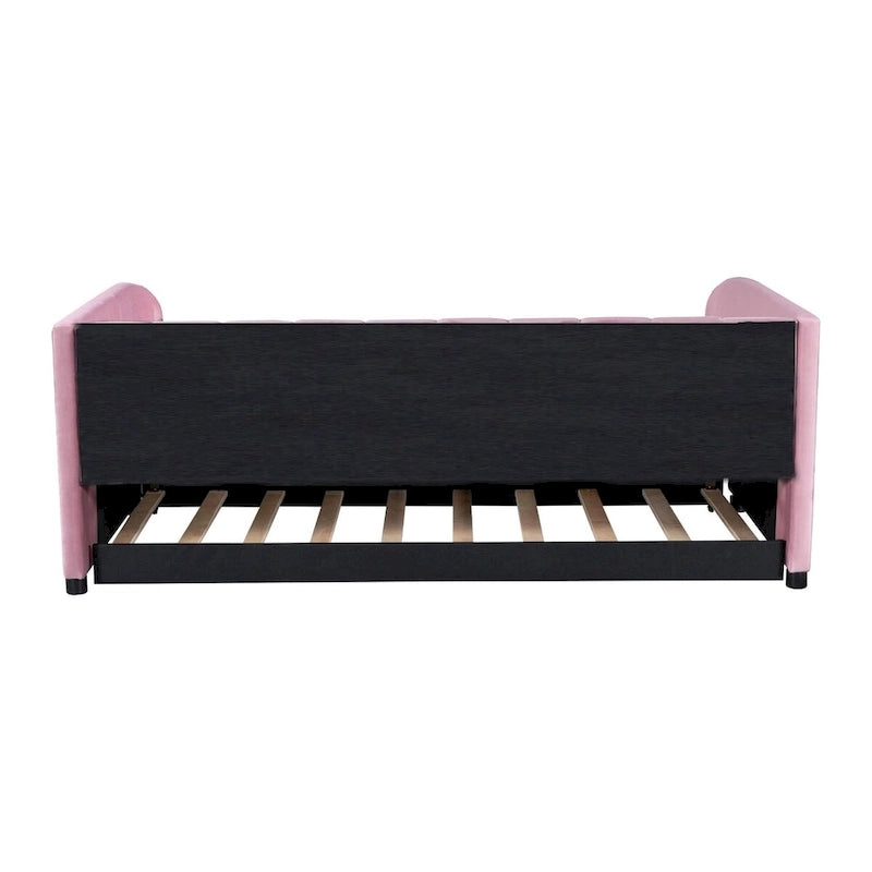 Twin Upholstered Daybed with Trundle