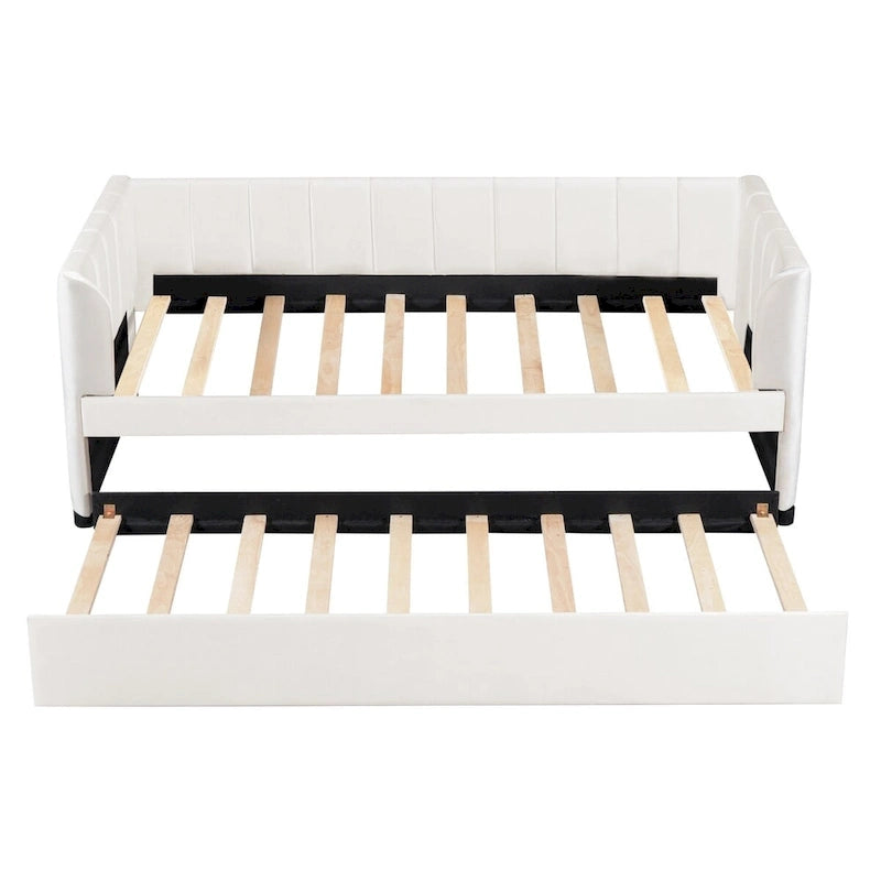 Twin Upholstered Daybed with Trundle