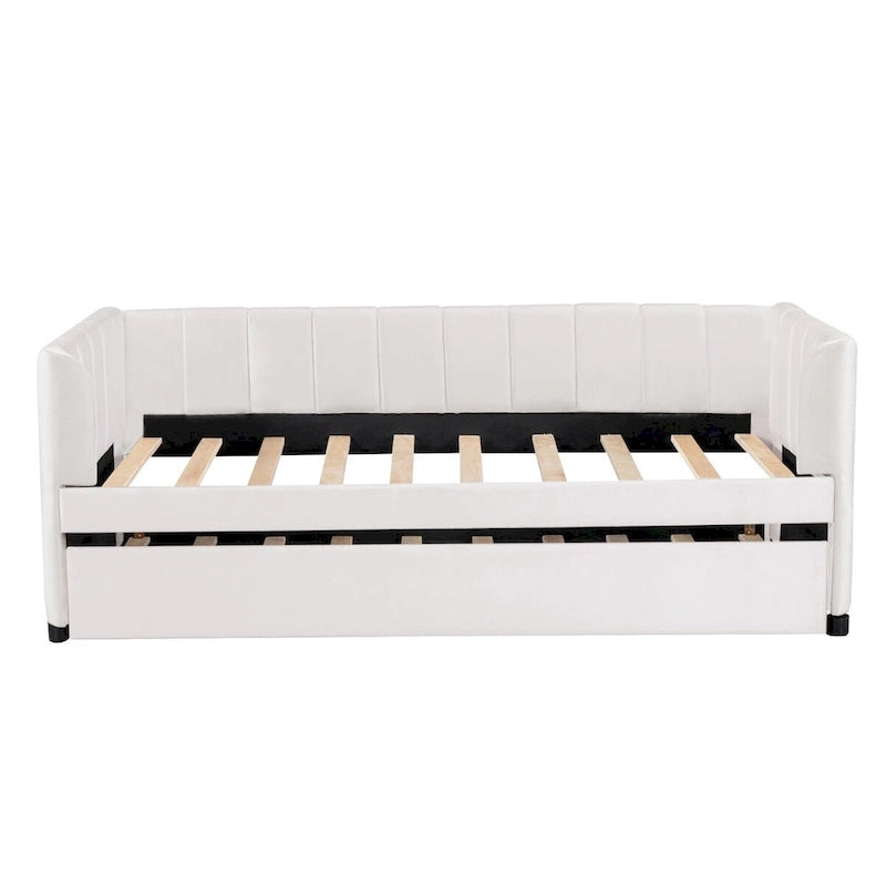 Twin Upholstered Daybed with Trundle