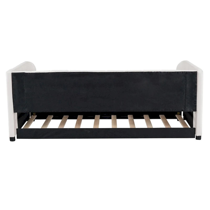 Twin Upholstered Daybed with Trundle