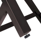 26-Inch Swivel Bar Stool with Upholstered Seat and Wood Frame