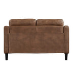 55 Inch Loveseat with Button Tufted Back