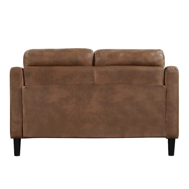 55 Inch Loveseat with Button Tufted Back