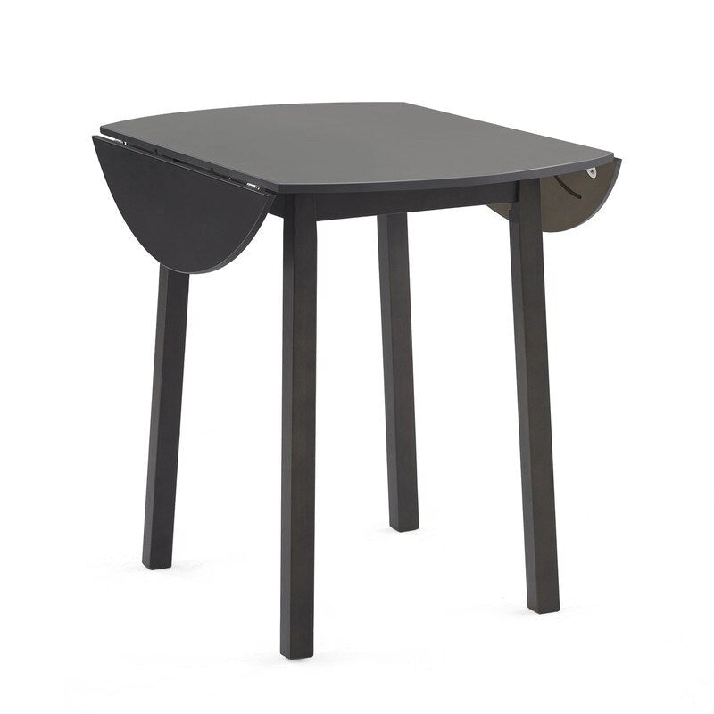 Round Drop-Leaf Dining Table