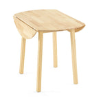 Round Drop-Leaf Dining Table