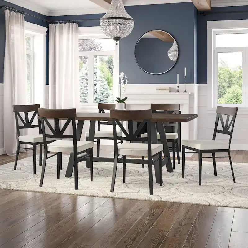 Solid Wood Dining Table, 40 x 72 in