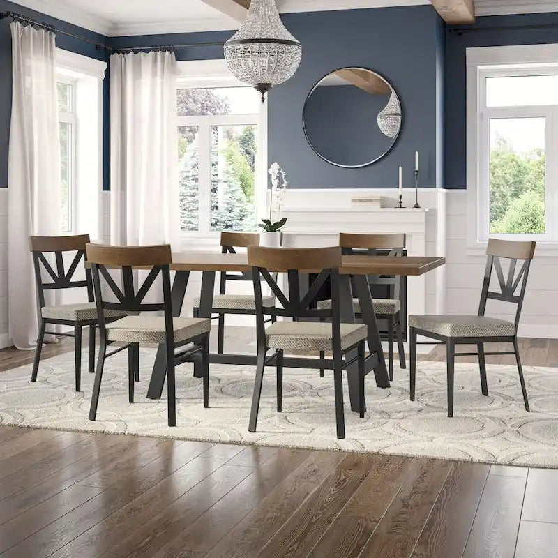 Solid Wood Dining Table, 40 x 72 in