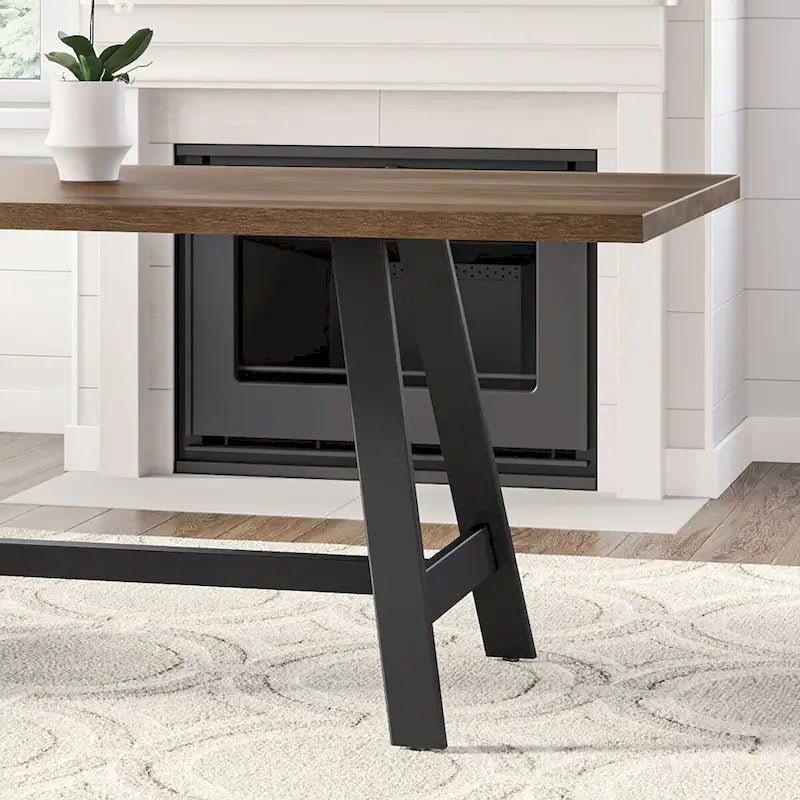 Solid Wood Dining Table, 40 x 72 in