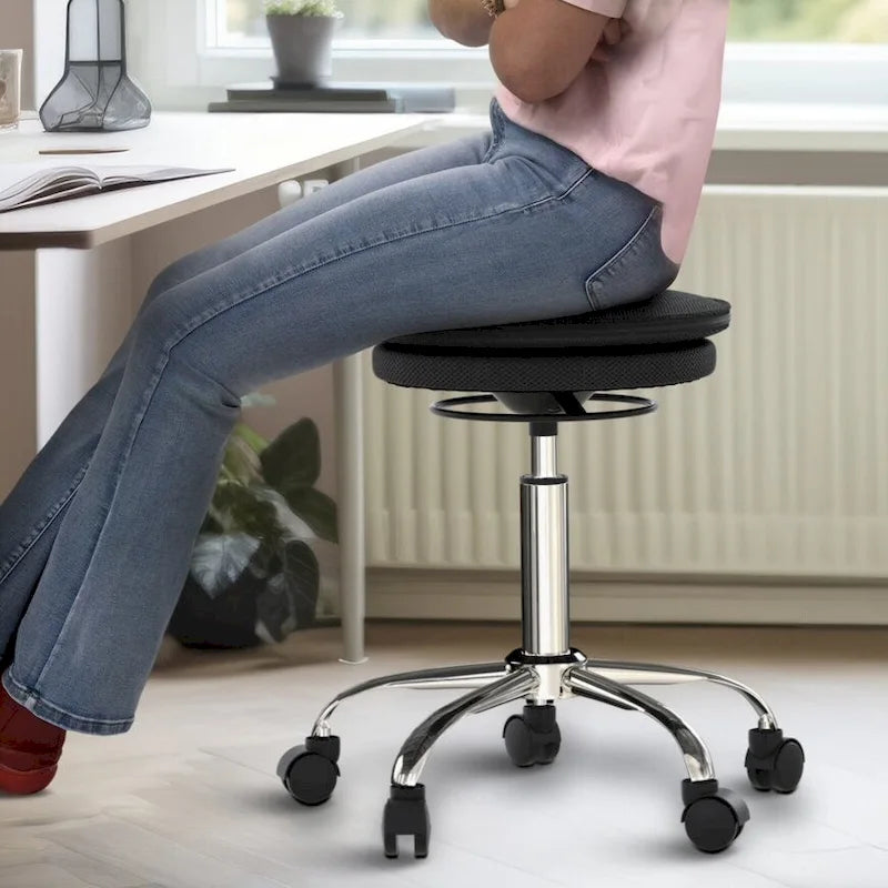 Adjustable Wobble Stool with Wheels