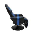 Reclining Gaming Chair with Footrest and Cup Holder