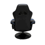 Reclining Gaming Chair with Footrest and Cup Holder