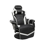 Reclining Gaming Chair with Footrest and Cup Holder