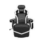 Reclining Gaming Chair with Footrest and Cup Holder
