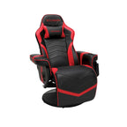 Reclining Gaming Chair with Footrest and Cup Holder