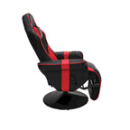 Reclining Gaming Chair with Footrest and Cup Holder