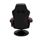 Reclining Gaming Chair with Footrest and Cup Holder