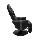Reclining Gaming Chair with Footrest and Cup Holder