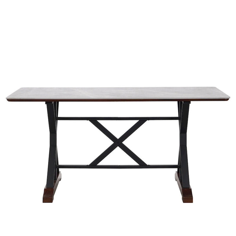 63-Inch Rectangular Sintered Stone Dining Table