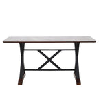 63-Inch Rectangular Sintered Stone Dining Table