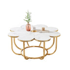 39.4-Inch Flower-Shaped Coffee Table