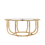 39.4-Inch Flower-Shaped Coffee Table