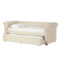 Upholstered Twin Daybed with Optional Trundle
