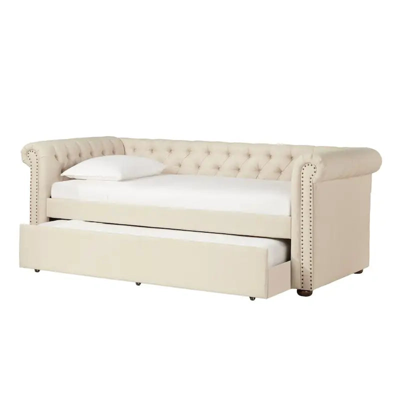 Upholstered Twin Daybed with Optional Trundle