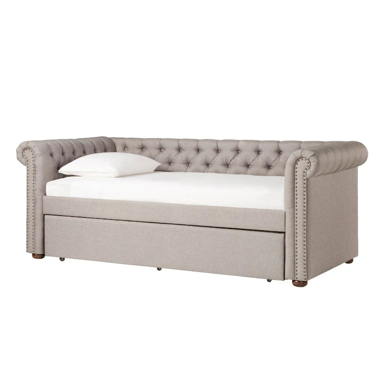 Upholstered Twin Daybed with Optional Trundle