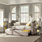 Upholstered Twin Daybed with Optional Trundle