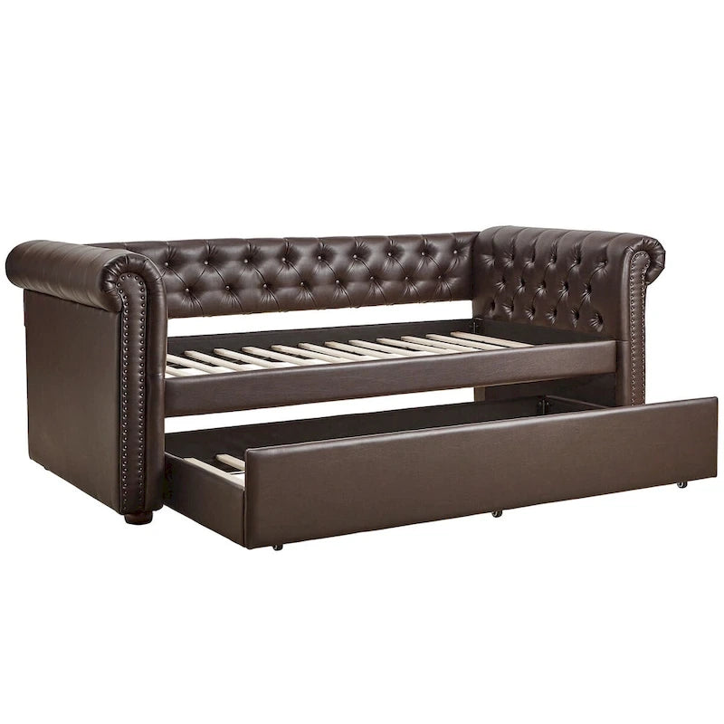 Upholstered Twin Daybed with Optional Trundle