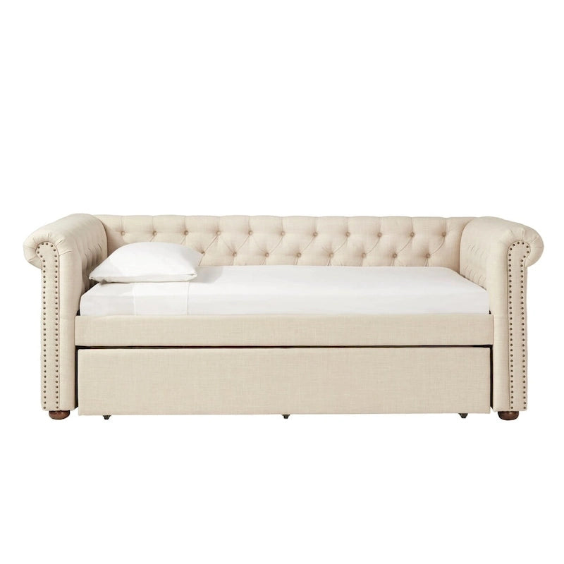 Upholstered Twin Daybed with Optional Trundle