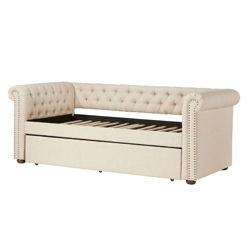 Upholstered Twin Daybed with Optional Trundle