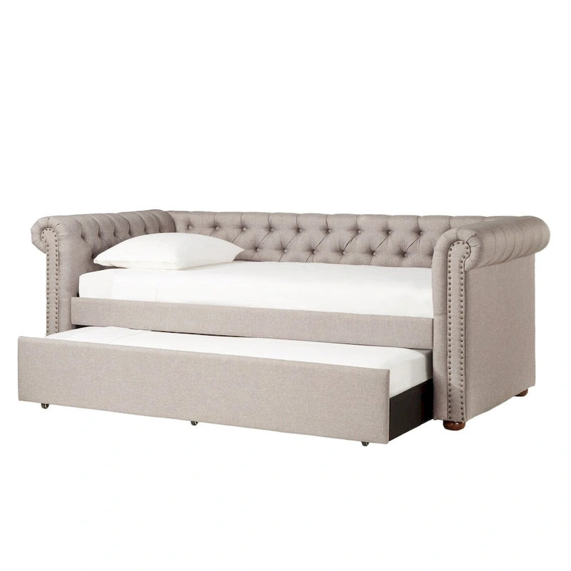 Upholstered Twin Daybed with Optional Trundle