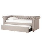 Upholstered Twin Daybed with Optional Trundle