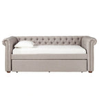 Upholstered Twin Daybed with Optional Trundle
