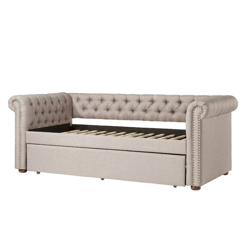 Upholstered Twin Daybed with Optional Trundle